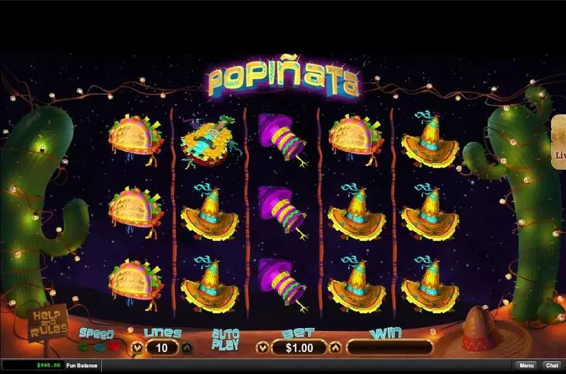 Popinata Slots RTG Re-Spin