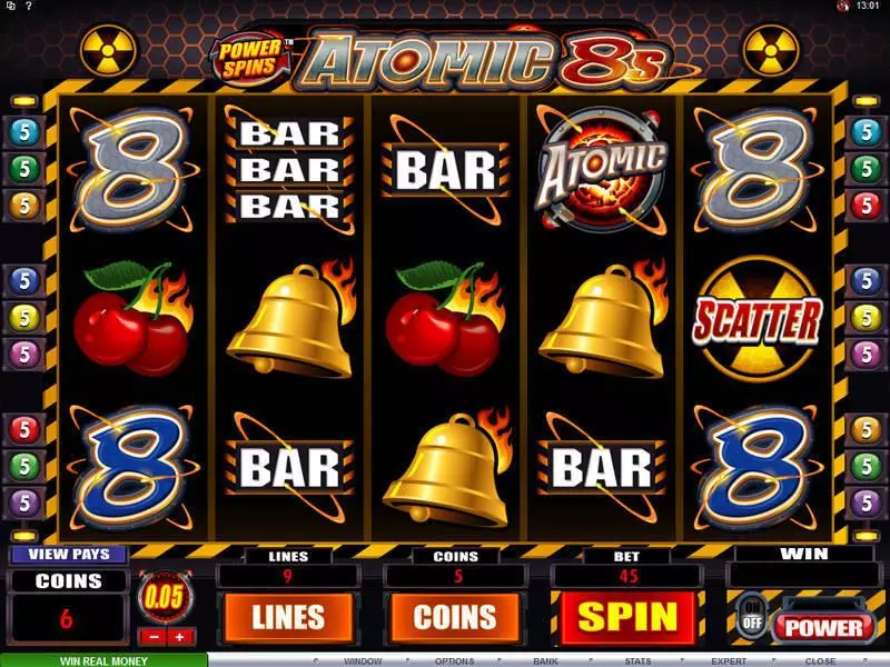 Power Spins - Atomic 8's Slots Microgaming Free Spins