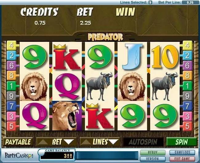 Predator Slots bwin.party Second Screen Game