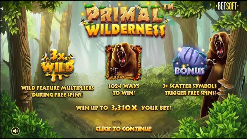 Primal Wilderness  Slots BetSoft Free Spins
