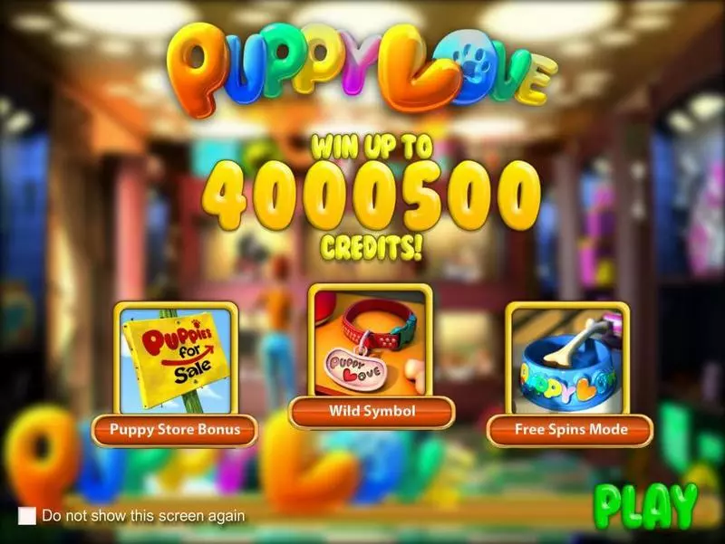 Puppy Love Slots BetSoft Second Screen Game