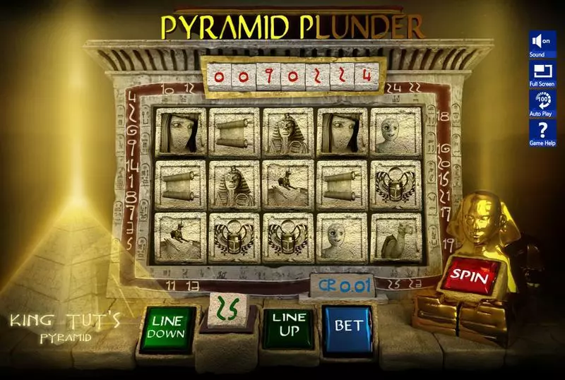 Pyramid Plunder Slots Slotland Software Second Screen Game