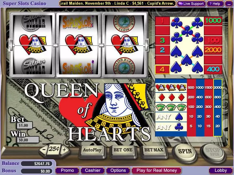 Queen of Hearts Slots Vegas Technology 