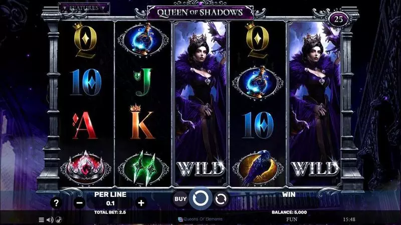 Queen Of Shadows Slots Spinomenal Free Spins