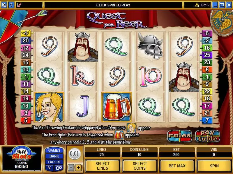Quest for Beer Slots Microgaming Free Spins