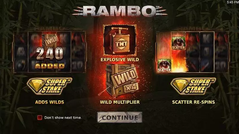 Rambo Slots StakeLogic Re-Spin