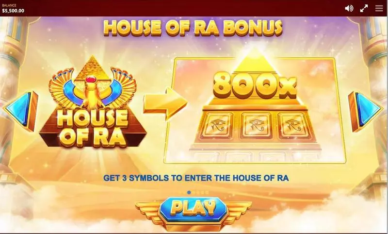 RA's Legend Slots Red Tiger Gaming Wheel of Fortune