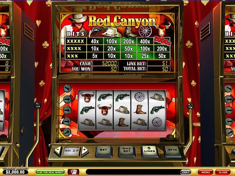 Red Canyon Slots PlayTech 