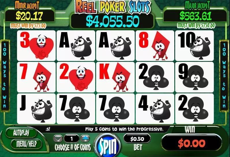 Reel Poker Slots WGS Technology Free Spins