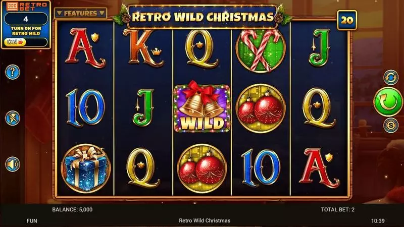 Retro Wild Christmas Slots Spinomenal Free Spins
