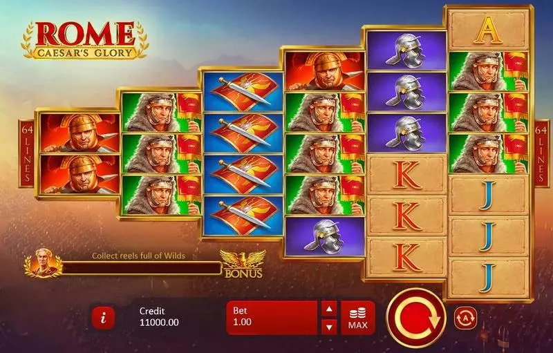 Rome Caesar's Glory Slots Playson Free Spins