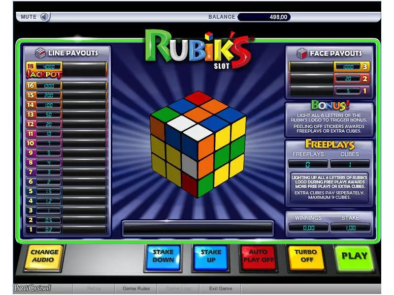 Rubiks Slots bwin.party 