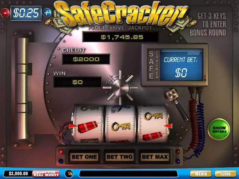 SafeCracker Slots PlayTech Second Screen Game