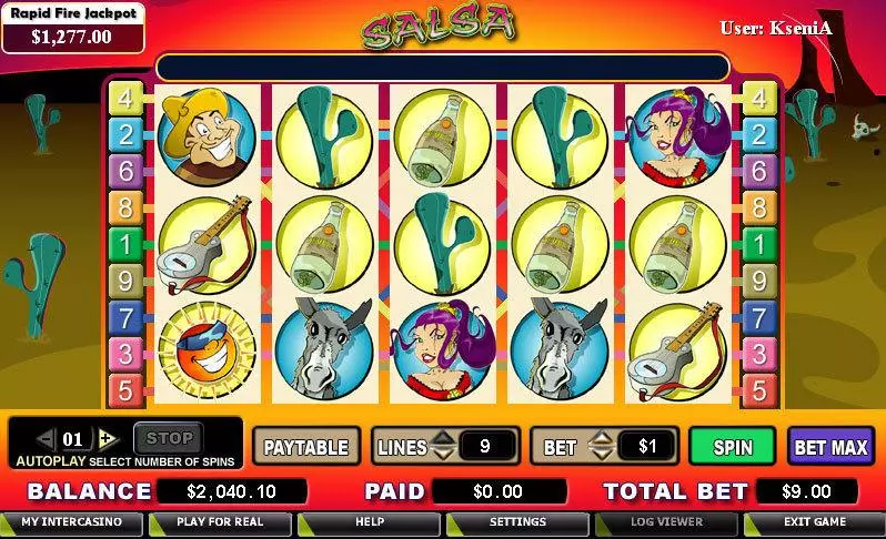 Salsa Slots CryptoLogic Second Screen Game