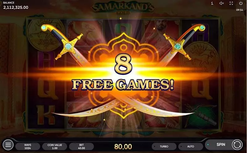 Samarkand's Gold Slots Endorphina Free Spins