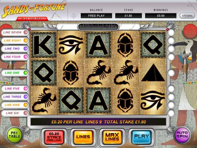 Sands Of Fortune Slots OpenBet Second Screen Game