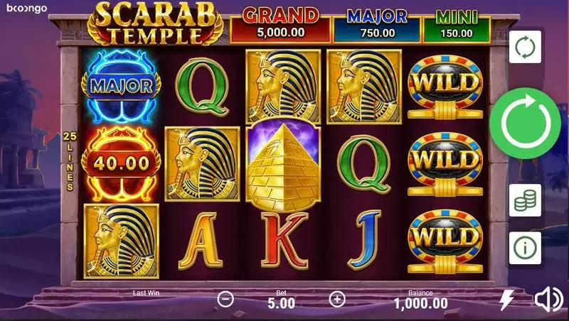 Scarab Temple Slots Booongo Free Spins