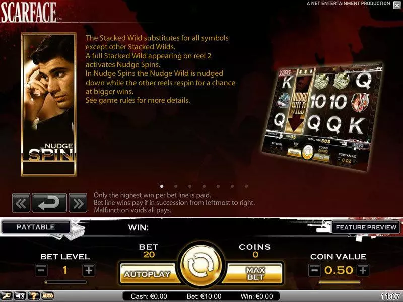 Scarface Slots NetEnt Free Spins