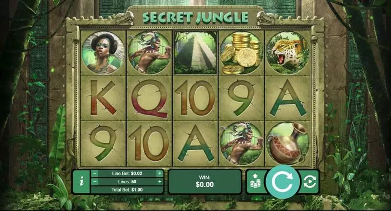 Secret Jungle  Slots RTG Free Spins