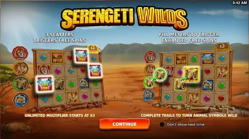 Serengeti Wilds Slots StakeLogic Buy Feature