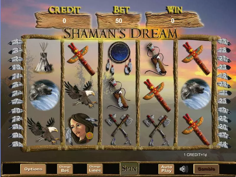Shaman's Dream Slots Eyecon Free Spins