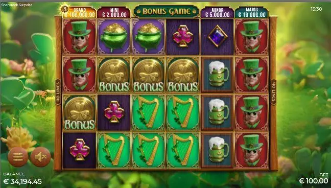 Shamrock Surprise Slots Armadillo Studios Link Bonus