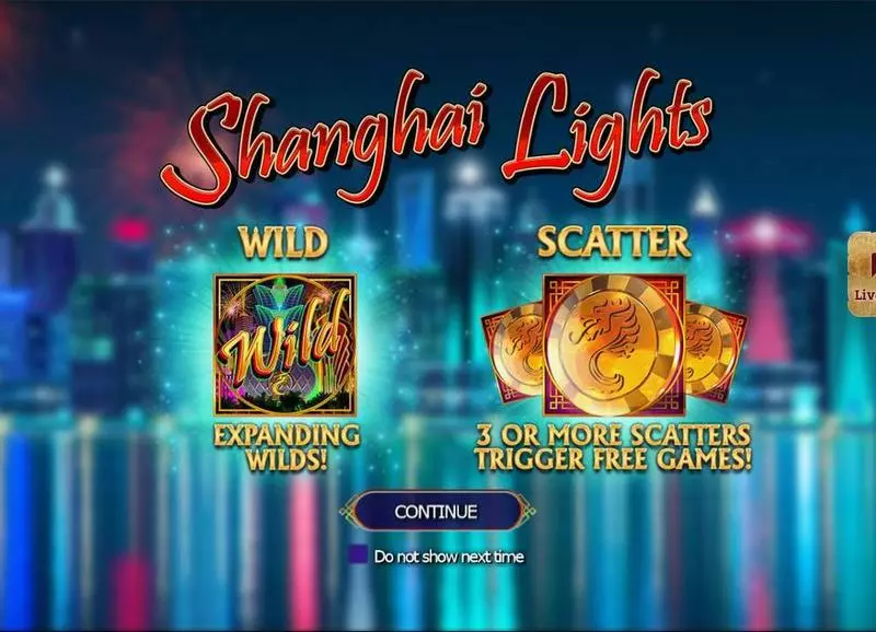 Shanghai Lights Slots RTG Free Spins