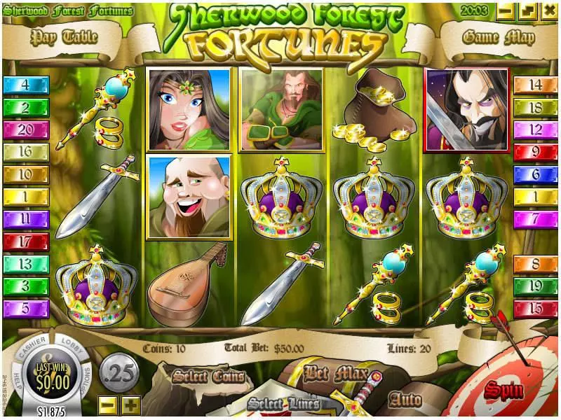 Sherwood Forest Fortunes Slots Rival Free Spins