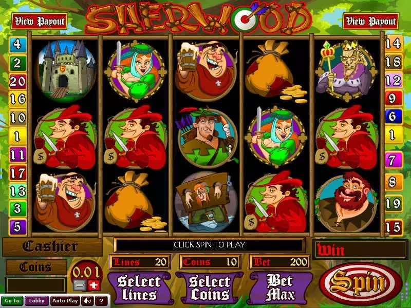 Sherwood Slots Wizard Gaming 