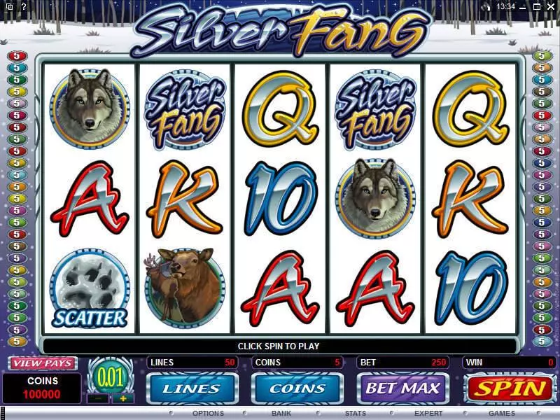 Silver Fang Slots Microgaming Free Spins