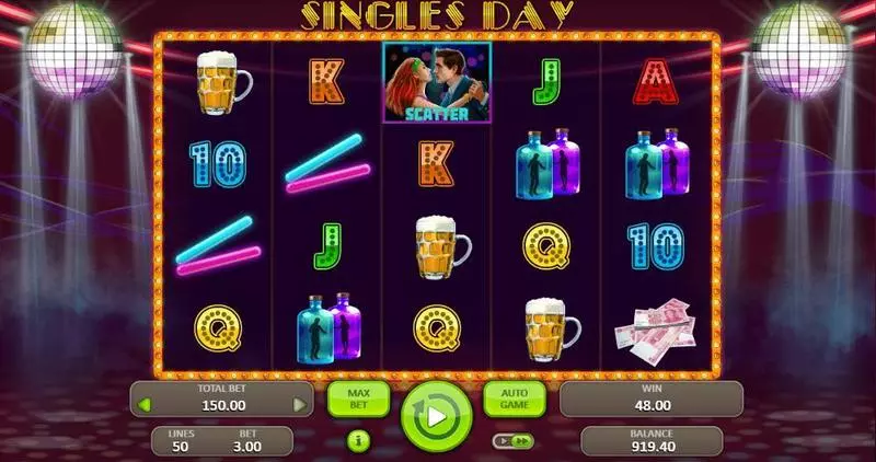 Singles Day Slots Booongo Free Spins