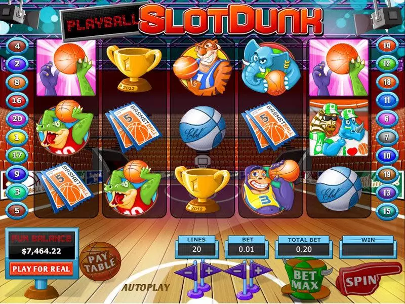 Slot Dunk Slots Topgame Free Spins