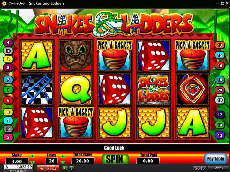 Snakes and Ladders Slots 888 Free Spins
