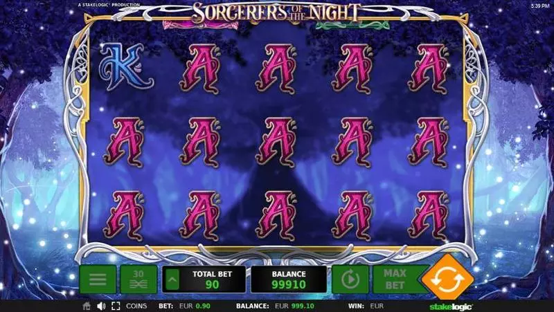 Sorcerers of the Night Slots StakeLogic Free Spins