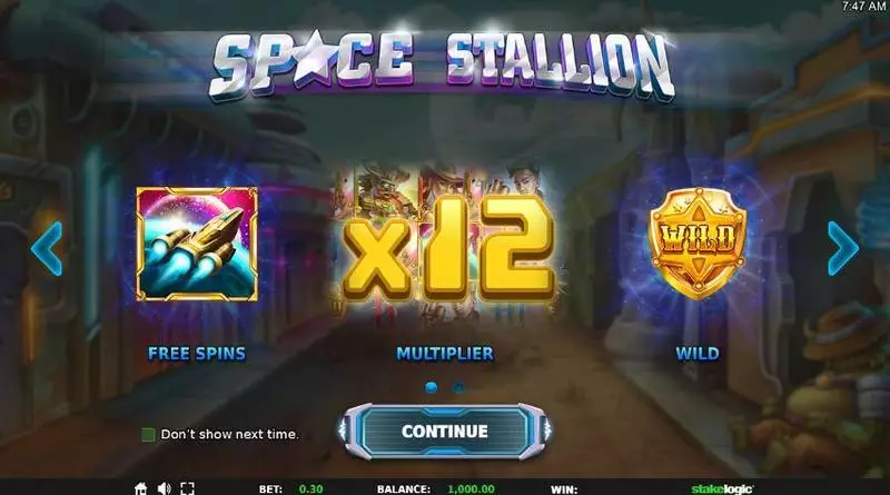 Space Stallion Slots StakeLogic Free Spins
