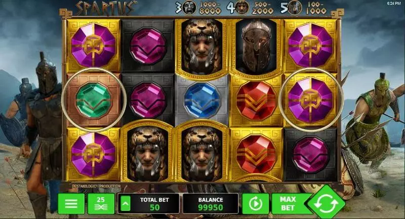 Spartus Slots StakeLogic Mystery Win
