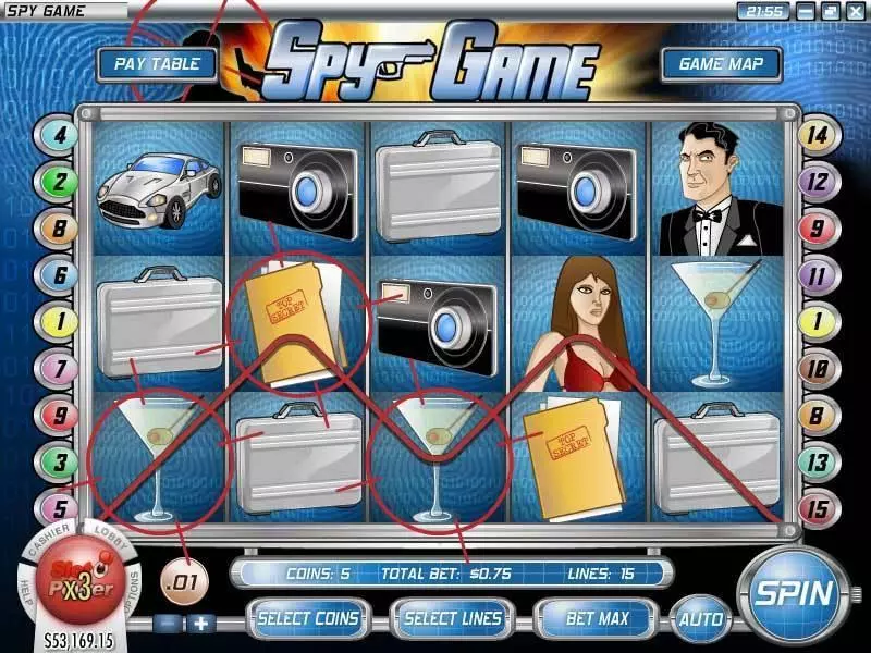 Spy Game Slots Rival Free Spins