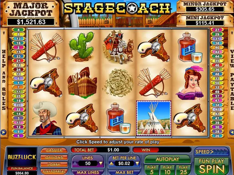 Stagecoach Slots NuWorks Second Screen Game