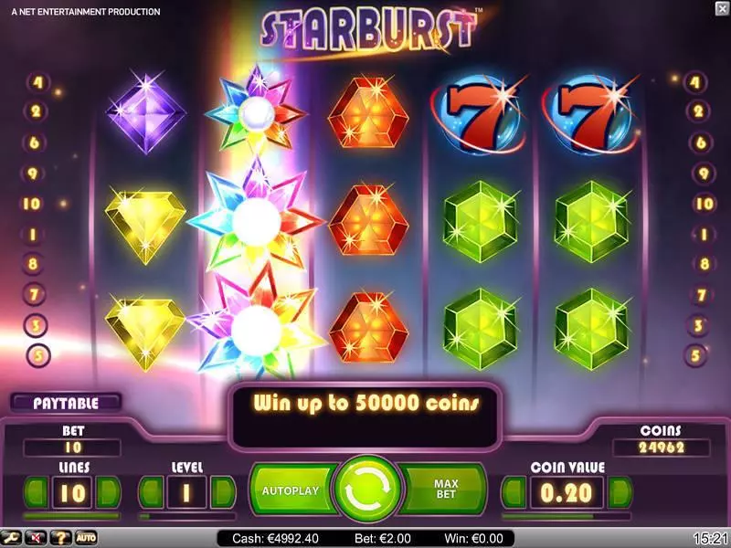Starburst Slots NetEnt Free Spins