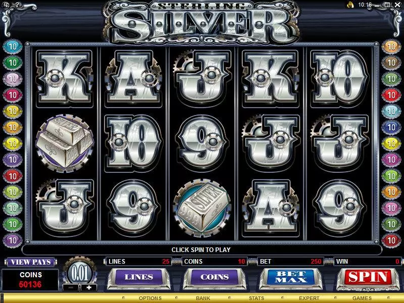 Sterling Silver Slots Microgaming Free Spins