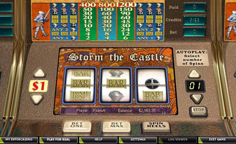Storm the Castle Slots CryptoLogic 