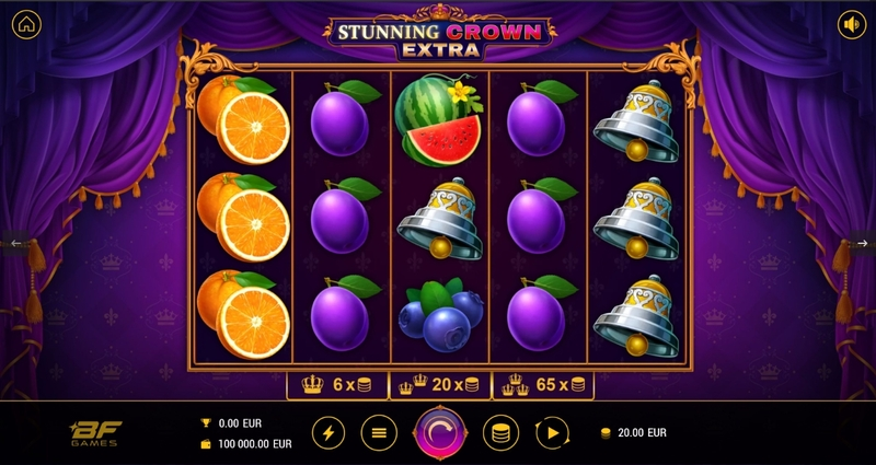 Stunning Crown Extra Slots BF Games Free Spins