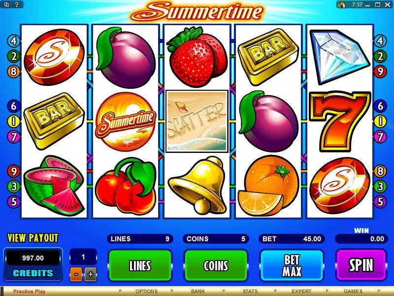 Summertime Slots Microgaming Free Spins