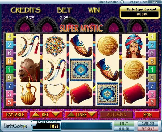 Super Mystic Slots bwin.party Jackpot bonus game