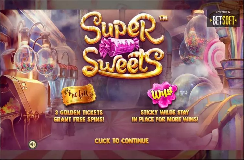 Super sweets Slots BetSoft Free Spins