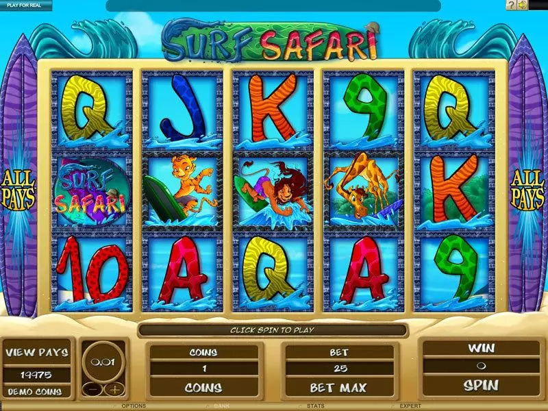 Surf Safari Slots Genesis Second Screen Game