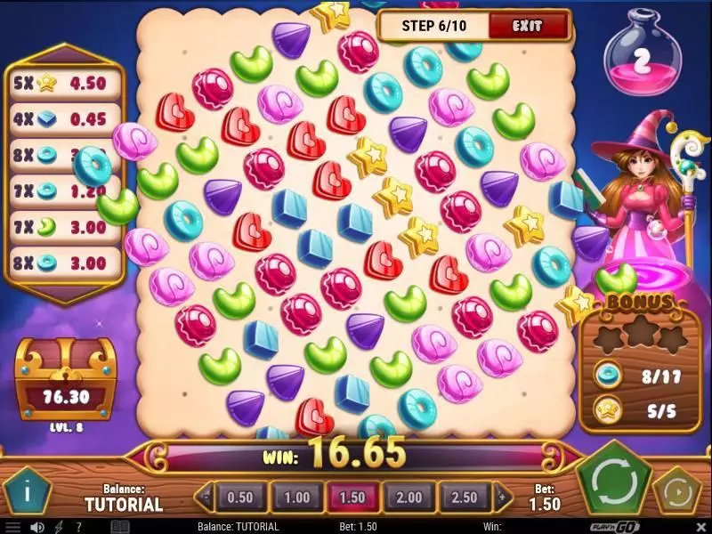 Sweet Alchemy Slots Play'n GO Second Screen Game