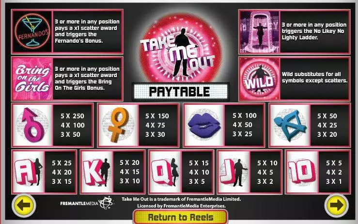 Take Me Out Slots Hatimo Free Spins