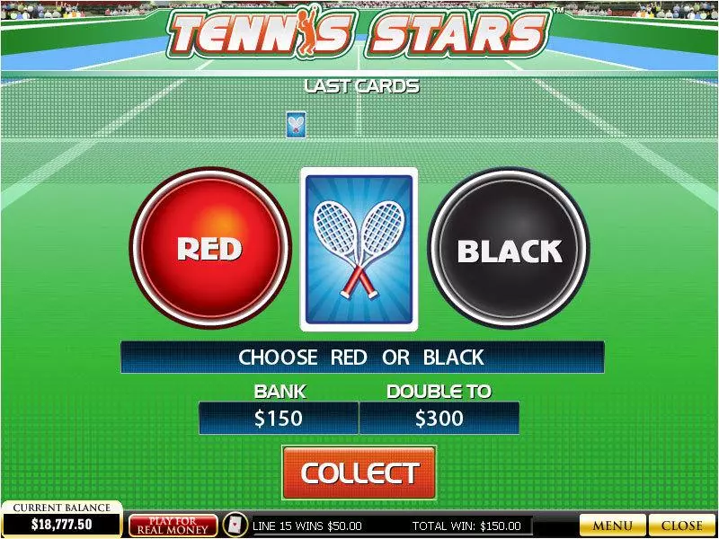 Tennis Stars Slots PlayTech Free Spins