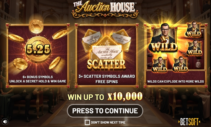 The Auction House Slots BetSoft Free SpinsHold and Win